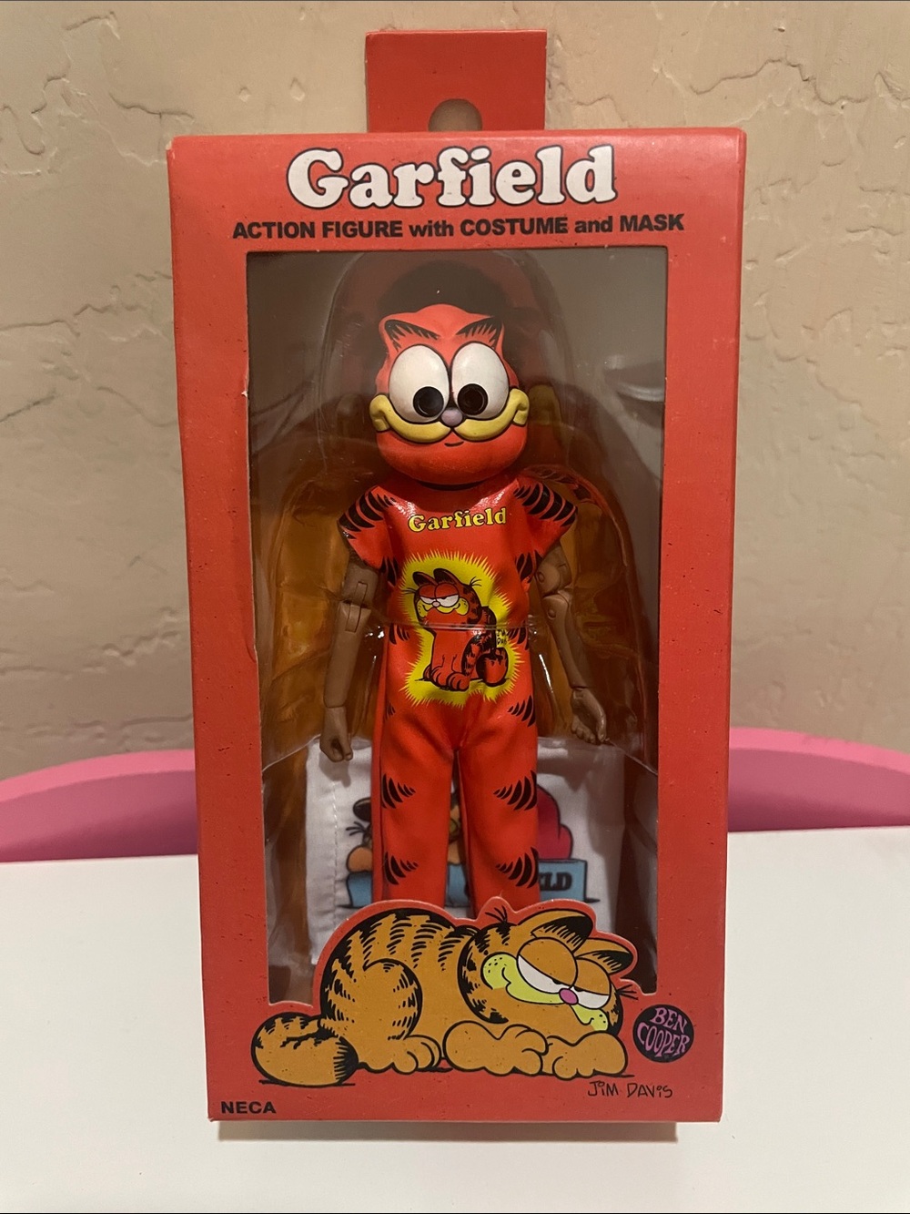 Garfield Ben Cooper Costume & Mask Kid NECA 5.5" Action Figure.